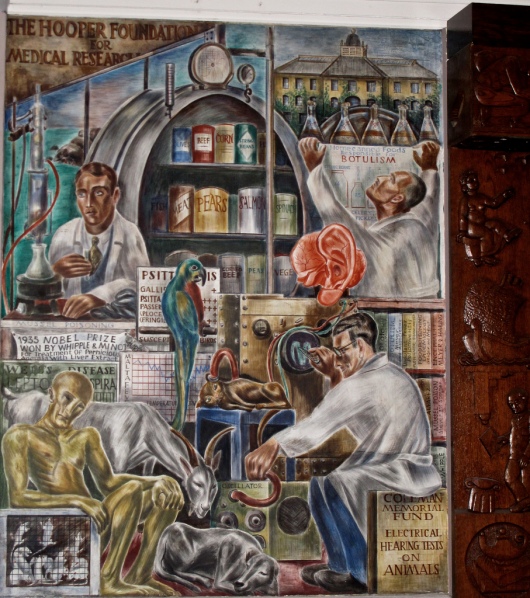 Mural: Bernard Zakheim's History of Medicine in California (1937-39) - UCSF Toland Hall